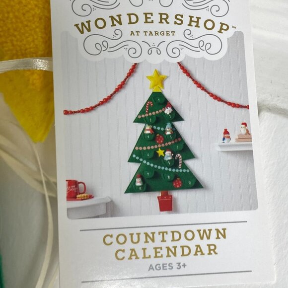 Target 31" Featherly Friends™ Christmas Tree Hanging Fabric Countdown Calendar - Picture 9 of 11